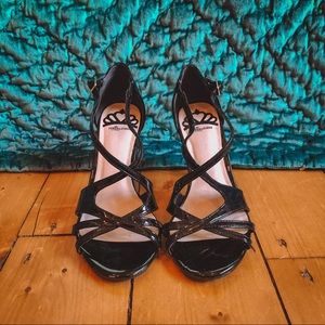 Black Classy Strappy 3” Heels